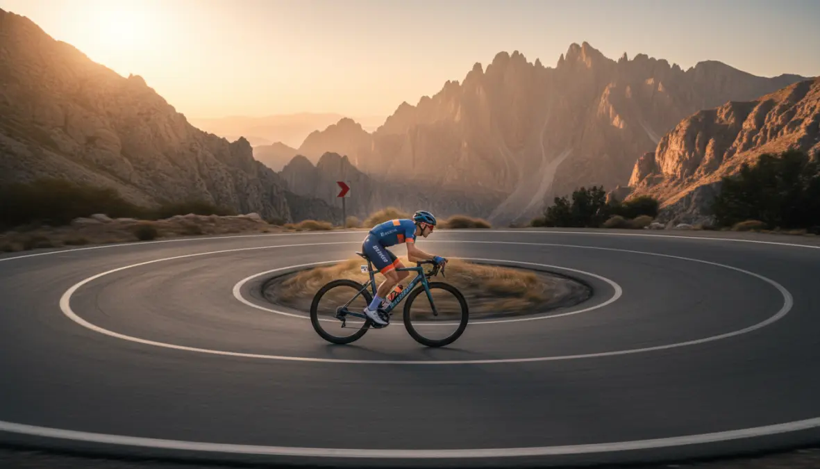Advanced cornering techniques for fast and safe descents on road bike