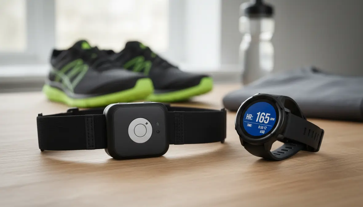 Heart rate monitor and fitness watch for calculating heart rate zones during training