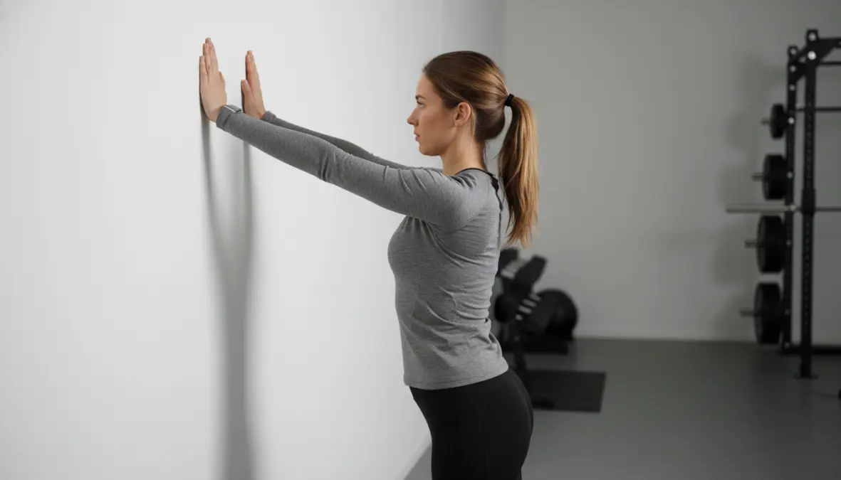 Shoulder mobility exercise demonstration for improving range of motion and joint mobility in athletes