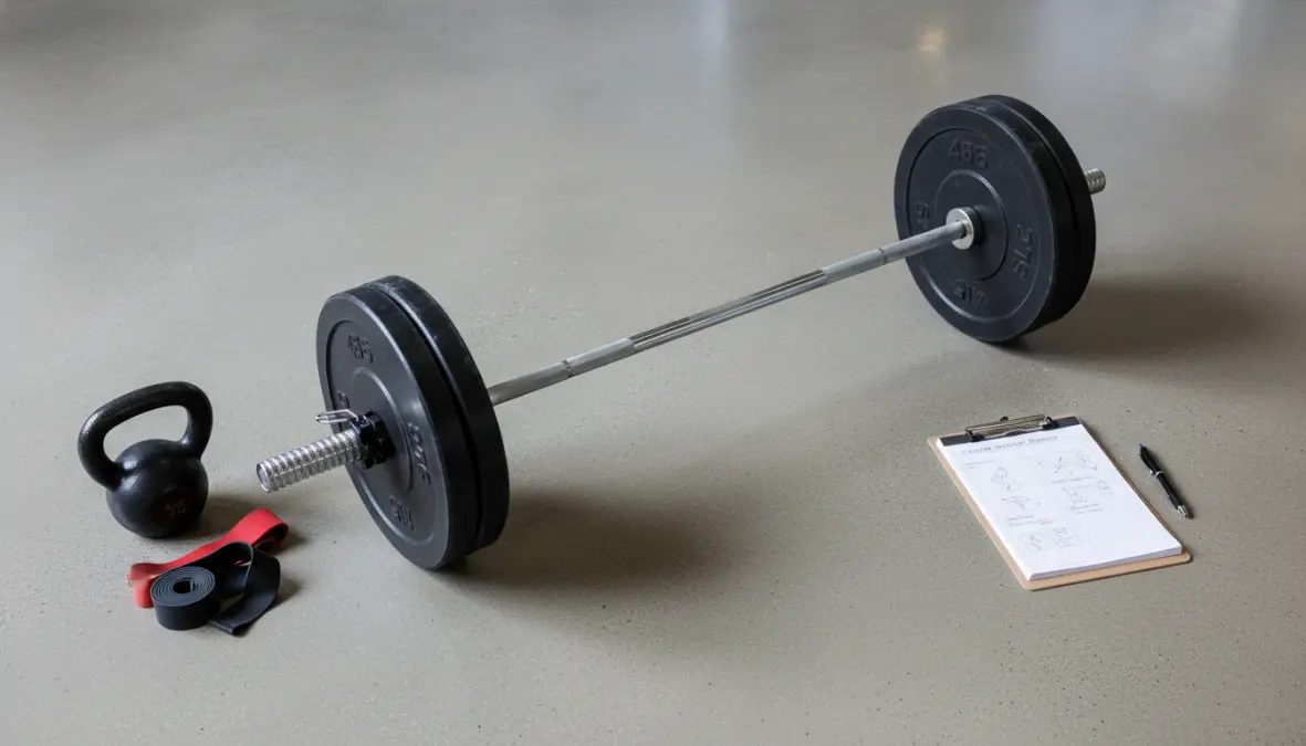 Strength training equipment and program layout for cyclist power development