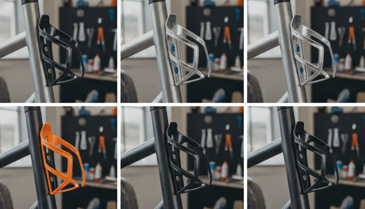 Bike water bottle cages comparison including carbon fiber and aluminum options