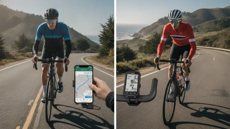 Cycling Computer vs Smartphone: Which Navigation Solution Is Best for Your Rides