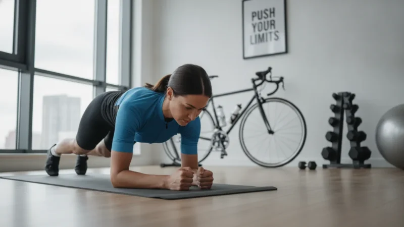 Cycling Core Workout: Essential Plank Variations for Better Bike Stability
