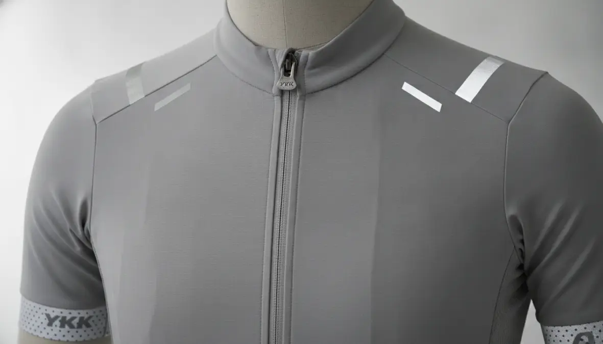Key features of quality cycling gilet including aerodynamic fit and reflective elements
