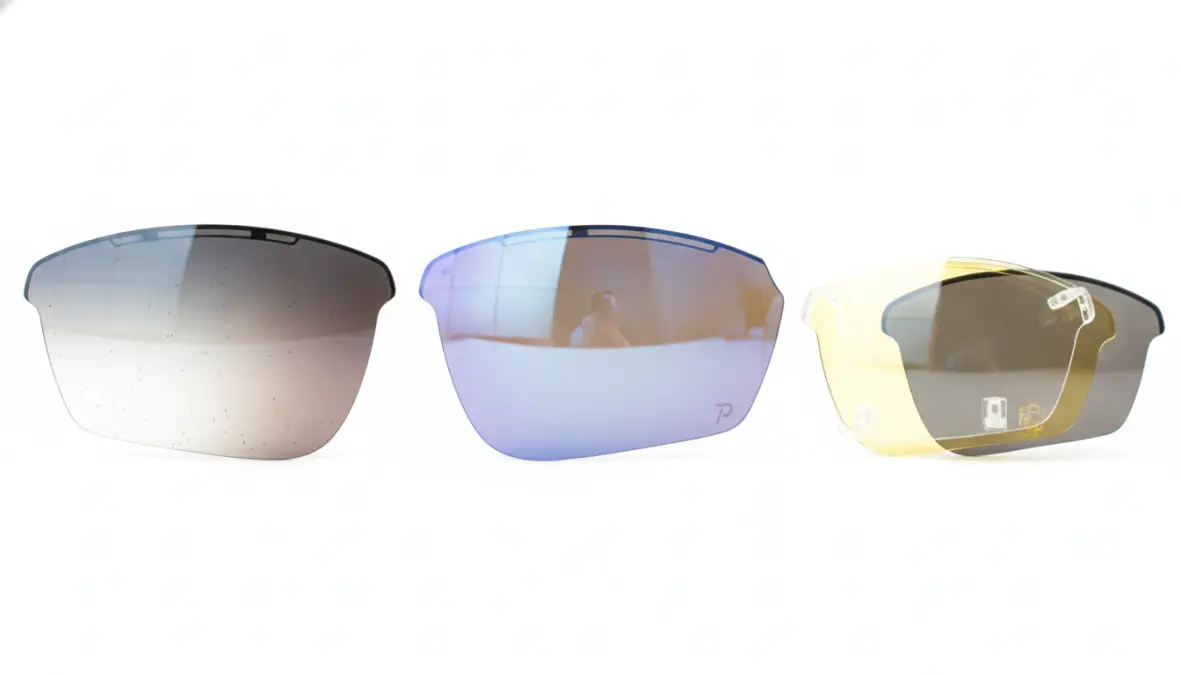 Comparison of photochromic, polarized, and interchangeable cycling glasses lens technologies