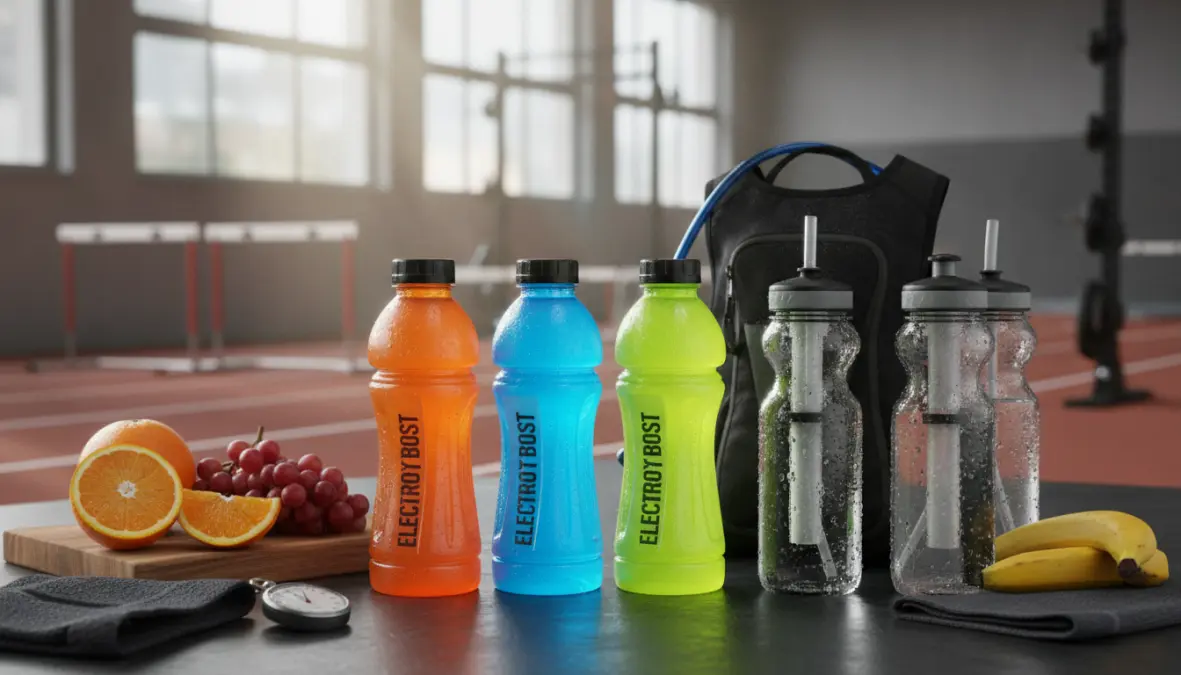 Sports hydration and electrolyte replacement drinks for preventing athlete dehydration