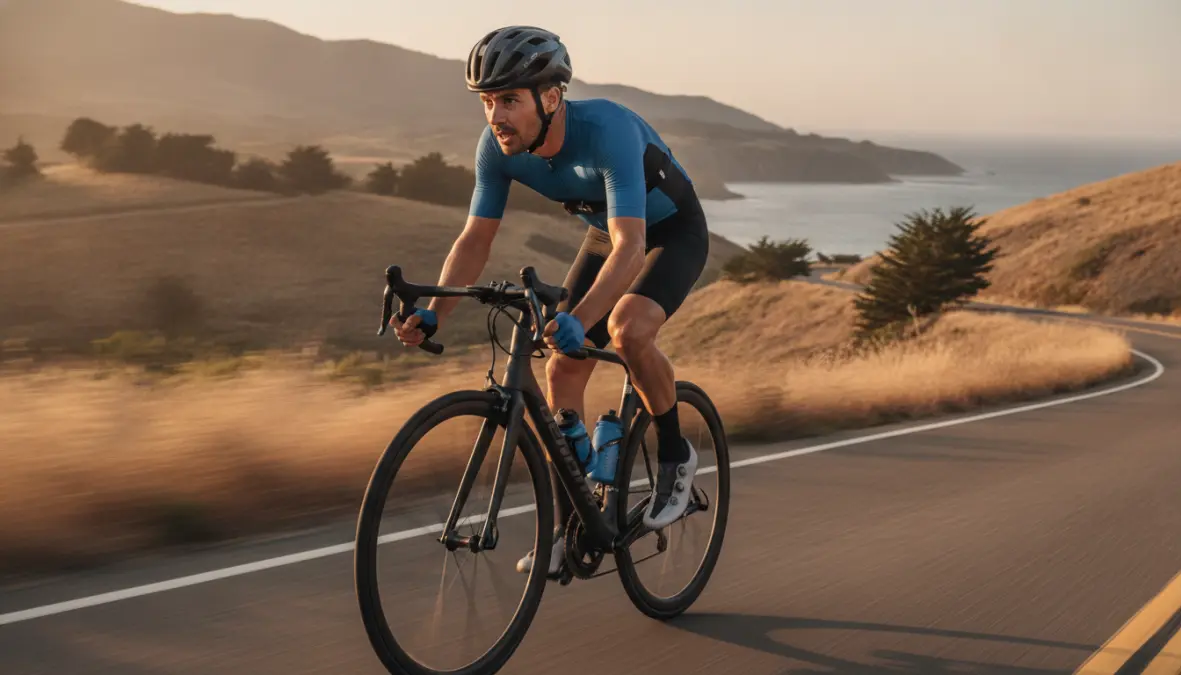 Cyclist training with power meter for intensity factor cycling and power zone training