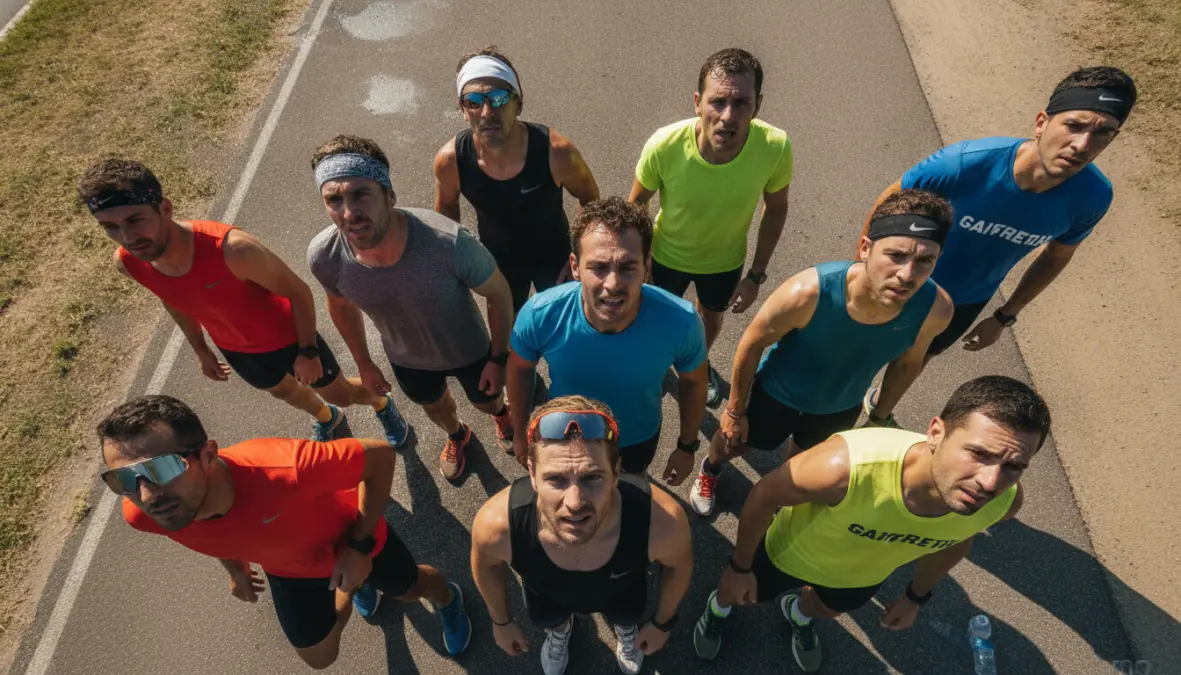 Athletes experiencing fatigue symptoms from iron deficiency during endurance training