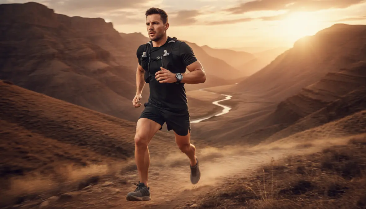 Endurance athlete running demonstrating improved athletic performance and exercise capacity
