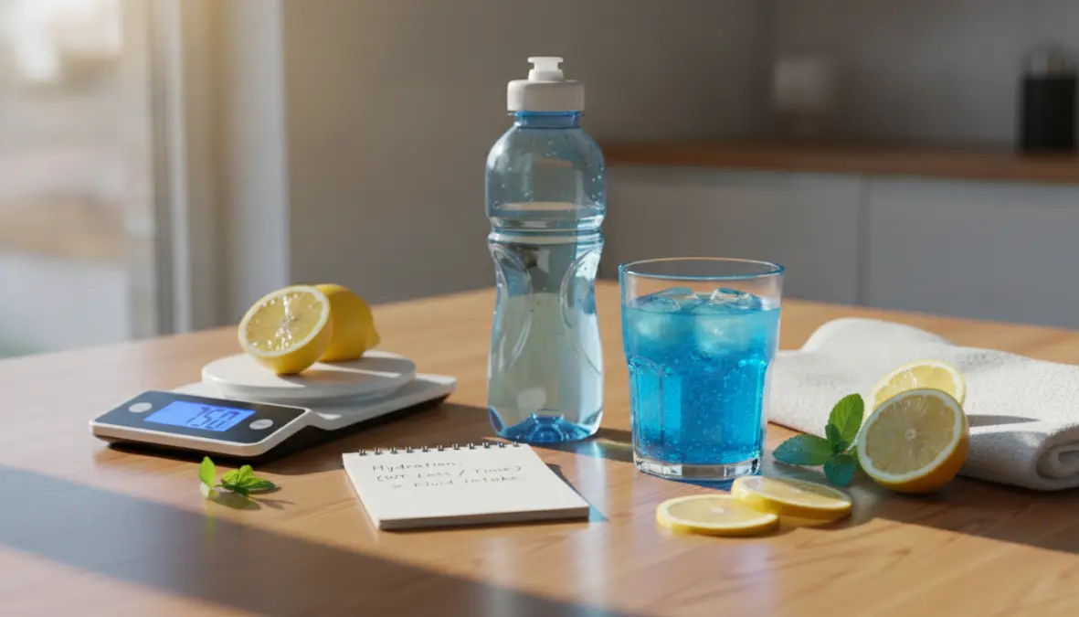 Athlete hydration planning tools and electrolyte drinks for summer training