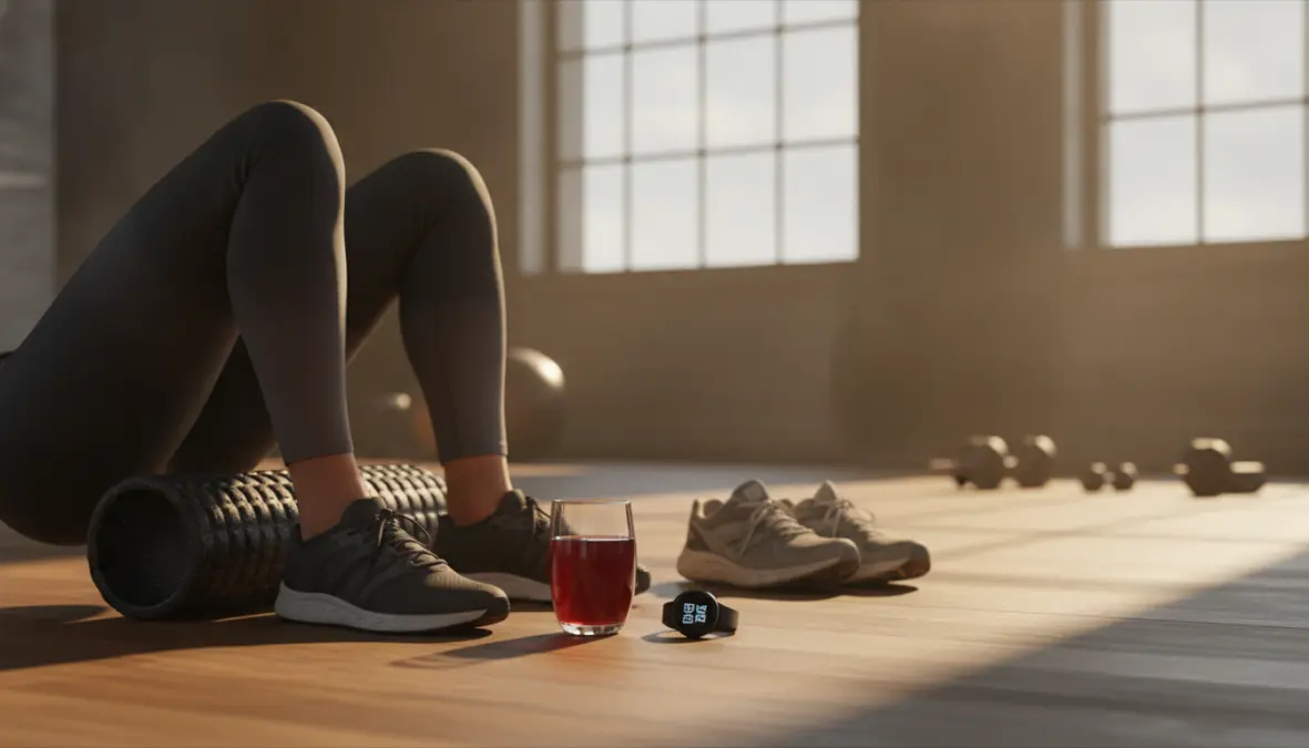 Recupero muscolare post-allenamento con tart cherry juice per ridurre l'infiammazione